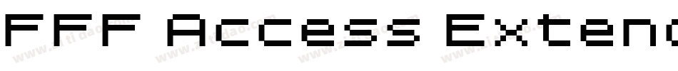 FFF Access Extended字体转换